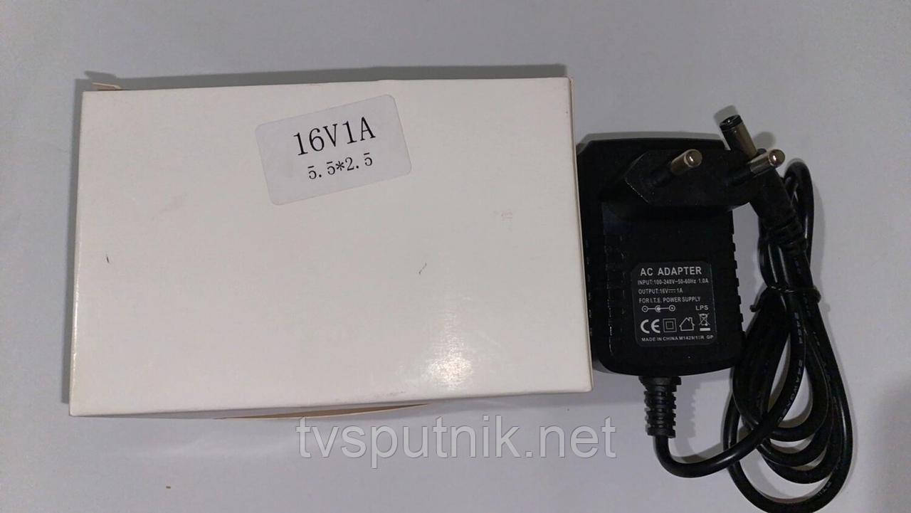 Блок живлення 16V 1A (5.5x2.5 мм)