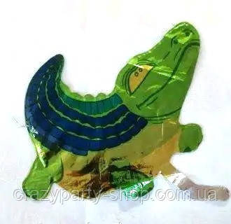 Фольгована кулька міні-фігура Крокодил, фото 1
