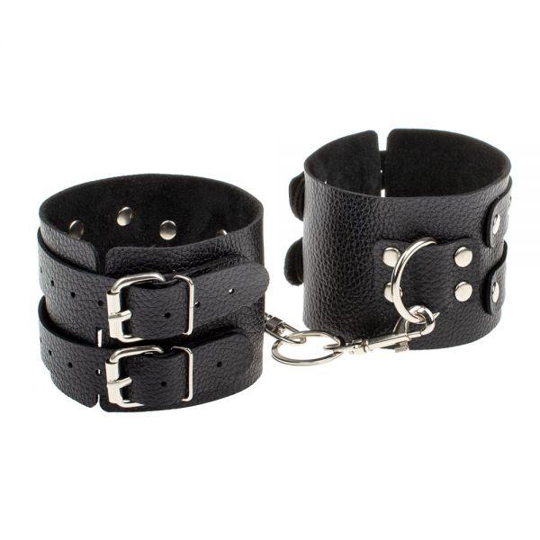 Окові БДСМ шкіряні Handmade, Black, фото 1