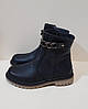 STTOPA деми зима. Розміри 40-45. Напівчоботи великих розмірів із натуральної шкіри. 206-4045 Чорні, фото 2