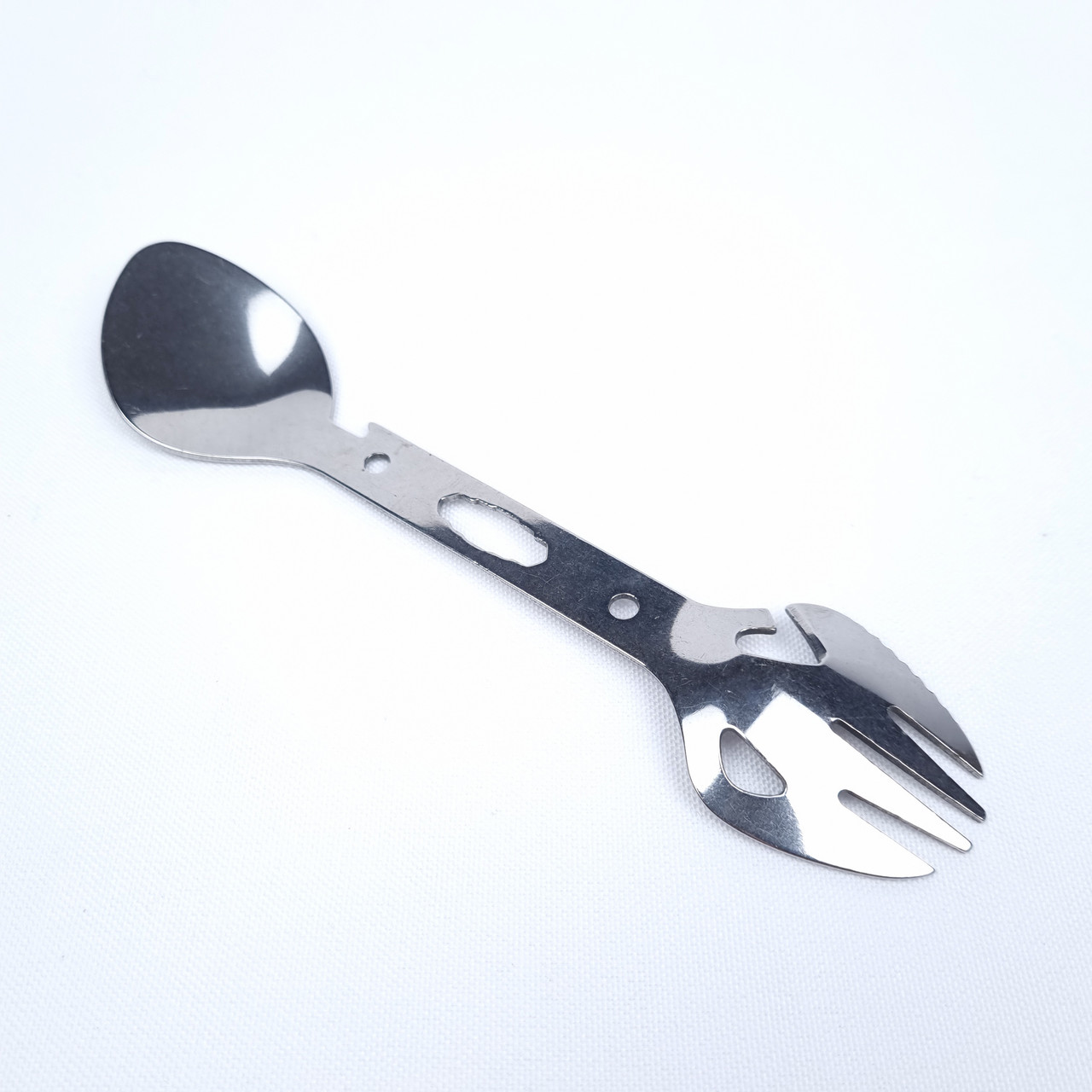 Похідний набір ложка вилка туристична VS 3 в 1 набір ложка вилка ніж, фото 1