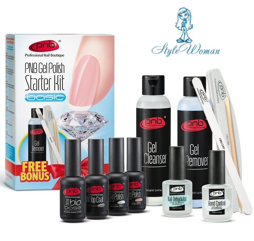 PNB Gel Polish Starter Kit Basic Стартовий набір гель лаків