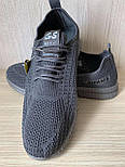 Чоловічі стильні сірі кросівки, розмір 44, фото 4