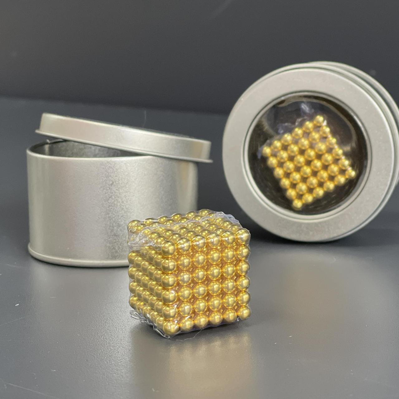 Неокуб золотий, 216 шт 5 мм, Неокуб Золотой Neocube, фото 1