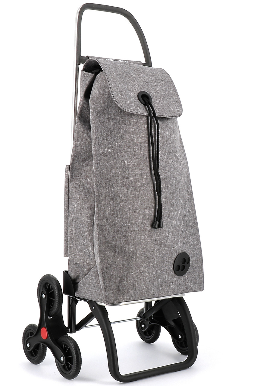 Сумка-візок господарська на колесах Rolser I-Max Tweed 6 43 Gris (IMX383-1022) для покупок Сіра 6 коліс Іспанія, фото 1