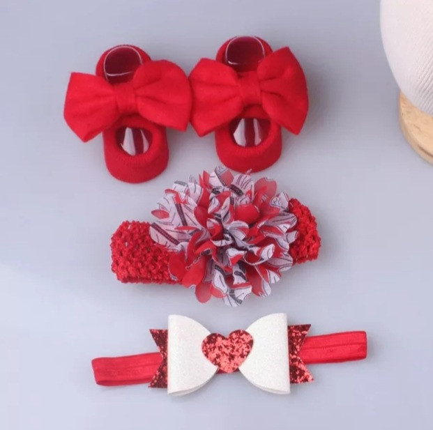 Набір пінетки і пов'язки універсальний червоний, фото 1