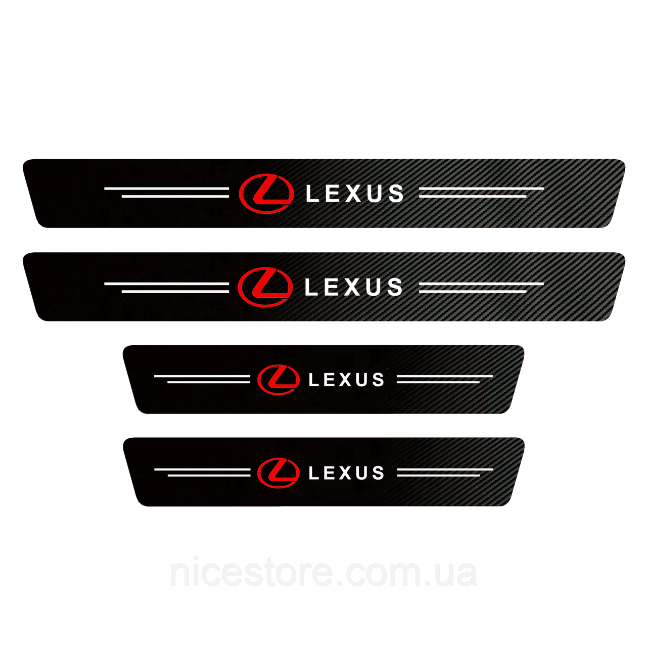 Захисна плівка на пороги авто з логотипом Lexus всі моделі та інші марки автомобілів, фото 1