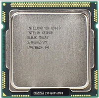 Б/У, Процессор, Intel Xeon X3460, s1156, 4 ядра, 8 потоков, 3.46 гГц