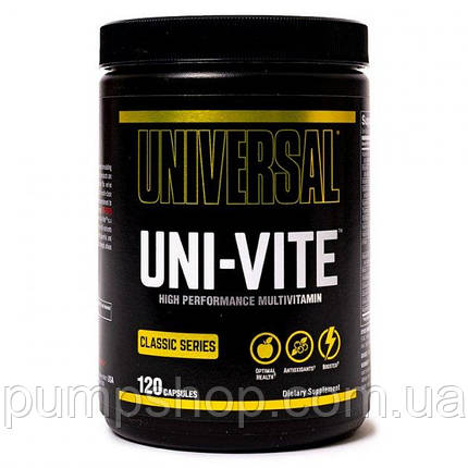 Спортивні вітаміни Universal Nutrition Uni-Vite 120 капс., фото 1