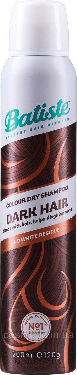 Сухий шампунь для волосся з відтінком Batiste Colour Dry Shampoo for Dark hair