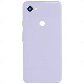 Задня кришка для Google Pixel 3A, зі склом камери (Фіолетовий) Оригінал