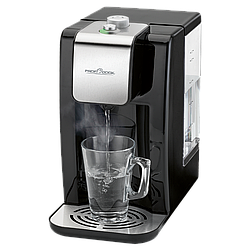 Дозатор для гарячої води ProfiCook чорний/нержаюча сталь PC-HWS 1168