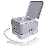 Біотуалет Bo-Camp Portable Toilet Flush 10 Liters Grey (5502825), фото 9