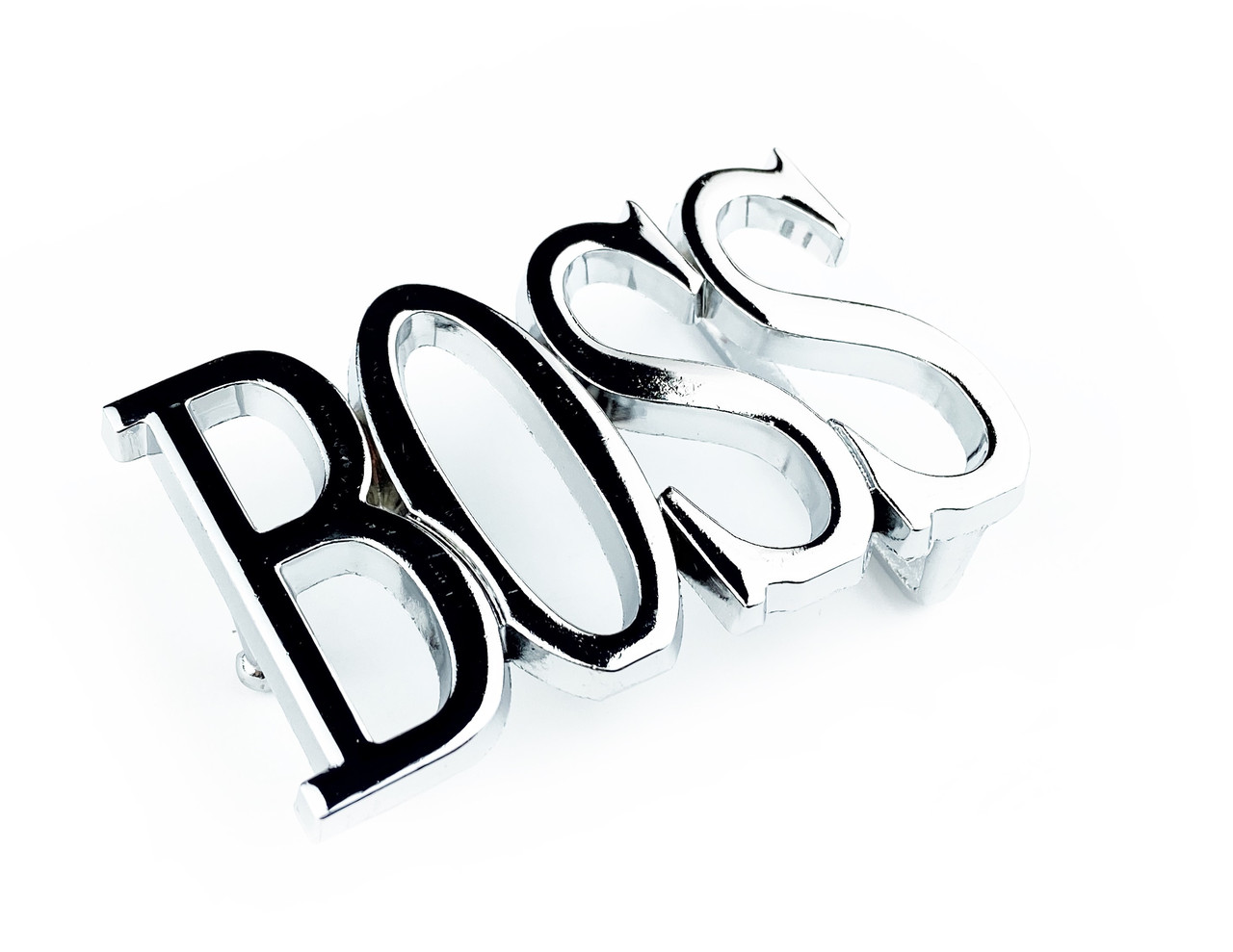 Ремінна пряжка бляха BOSS 40мм М-23306 колір Нікель, фото 1