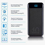 Павербанк PowerBank 20000 mAh RivaCase RIVAPOWER VA2580 QC/PD 20 Вт, фото 9