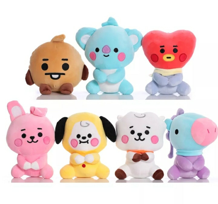 М'яка Плюшева Іграшка BT21 М'який Плюш персонажі ARMY BTS (00111)