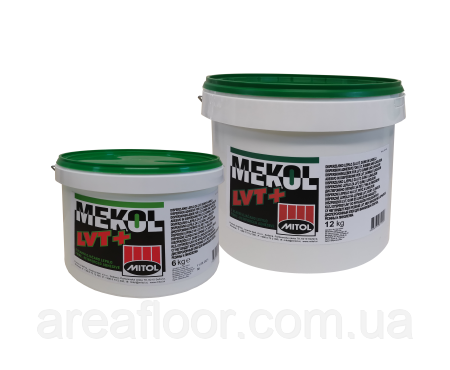 Дисперсійний клей Mitol Mekol LVT+ без розчинників ( 12 кг ), фото 1