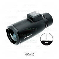 Монокуляр Minox MD 7x42 C с компасом и дальномерной сеткой Black