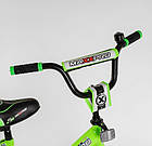 Двоколісний велосипед Corso MAXXPRO-N12-2 діаметр коліс 12" обладнаний страхувальними колесами, ножне гальмо, фото 2