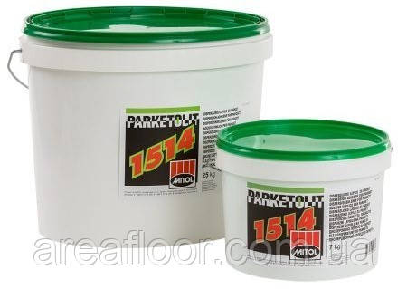Водно-дисперсійний клей для паркету Mitol 1514 (25 кг), фото 1