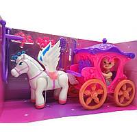 Игрушка карета с лошадью, Карета принцессы, Кукла с лошадью и каретой