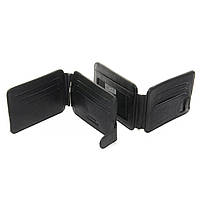 Чоловіче шкіряне портмоне DR. BOND MZS-4 black.Купити чоловічі гаманці гуртом і в роздріб в Україні., фото 3