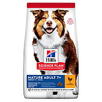 Сухой корм для зрелых собак средних пород от 7 лет Hill s Science Plan Mature Adult 7+ Medium Breed 14 кг