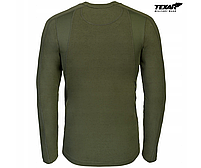 Футболка довгий рукав Texar Base Layer Olive, фото 4