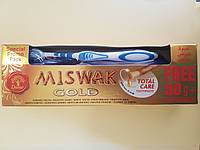 Зубная паста Мишвак Голд 150 г.+ зубная щетка, Dabur Miswak Gold