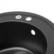 Кухонна мийка Lidz D510/200 BLM-14 (LIDZBLM14D510200), фото 3