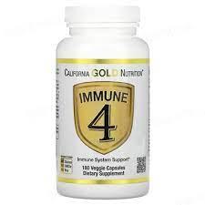 Immune 4 California Gold Nutrition, 180 капсул
