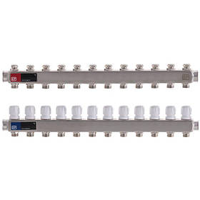 Колекторний блок з термостат. клапанами EUROPRODUCT EP.S1100-12 1"x12 (EP4999)