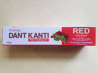 Зубная паста Дант Канти Ред, Патанджали, Dant Kanti Red Patanjali, 100г.