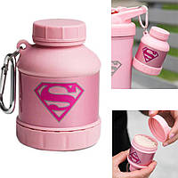 Контейнер для таблеток (таблетниця) SmartShake Whey2Go Funnel DC Supergirl 110 мл