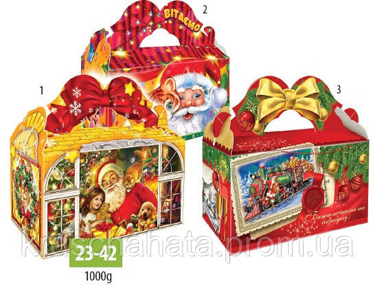 Коробка подарункова / Коробка подарункова, Картоплина упаковка для цукерок, 1000 грамів