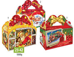 Коробка подарункова / Коробка подарункова, Картоплина упаковка для цукерок, 1000 грамів