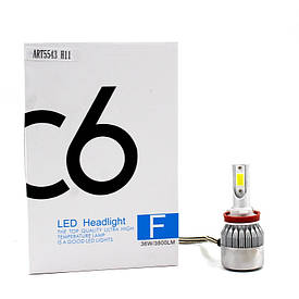 Лампи світлодіодні С6 LED H11 (3800 Лм, 36 Вт, 8-48В) BF