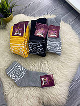 Жіночі шкарпетки на мохрі, тканина "Шерсть+Коттон+Еластан" (Набір 12шт. в упаковці), Розмір 36-40 універсал, фото 3