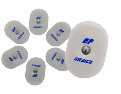 Електрод ЕКГ EF Medica F 5035 SG з адгезивної піни 50x35 мм., 1 уп.