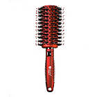 Щітка-брашинг для волосся кругла продувная Salon Professional 9575 G Синя, фото 4