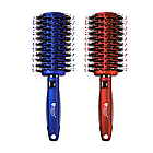 Щітка-брашинг для волосся кругла продувная Salon Professional 9575 G Синя, фото 3