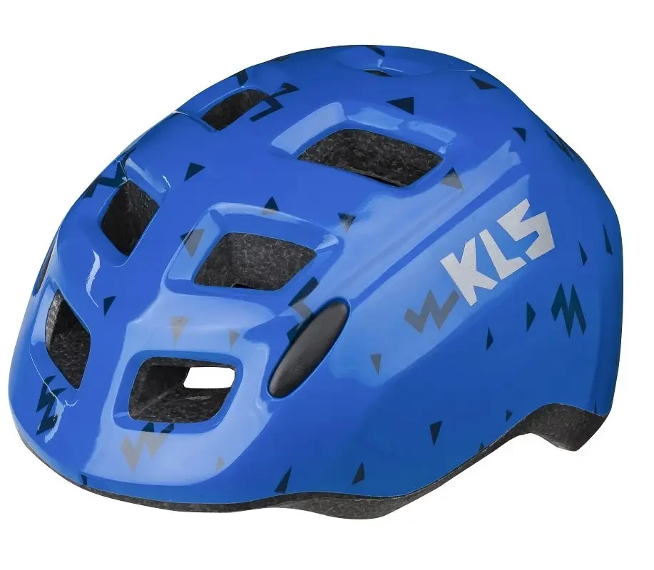 Шлем для велосипеда детский KLS ZIGZAG синий S - фото 6 - id-p1671191898