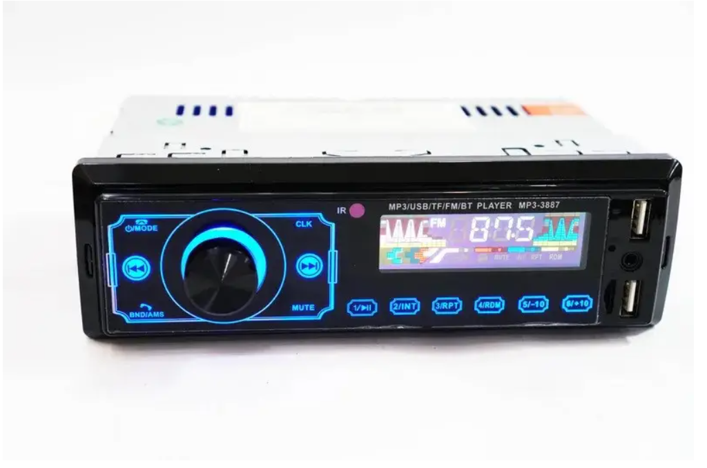 Автомагнітола MP3-3887 ISO 1DIN із сенсорним дисплеєм