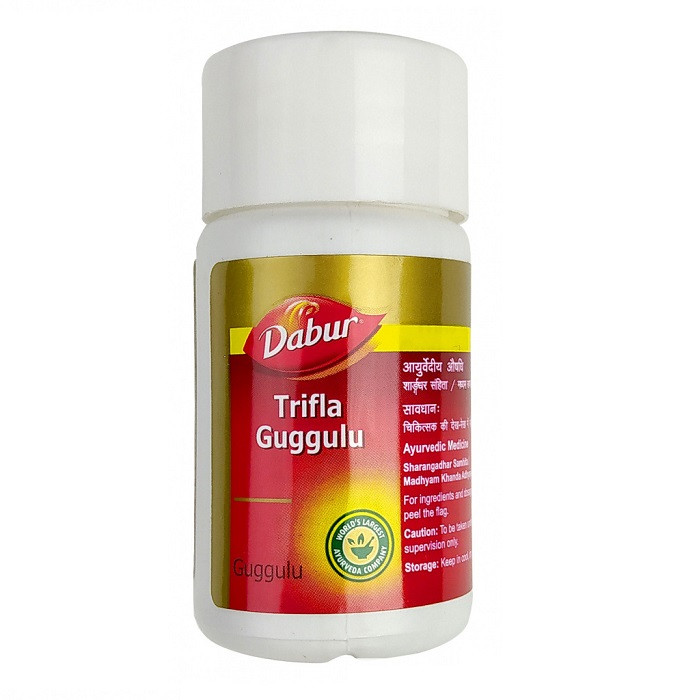 Тріфала Гуґгул Дабур (Triphala Guggule) Dabur 40 таблеток