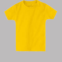 Футболка детская желтая
