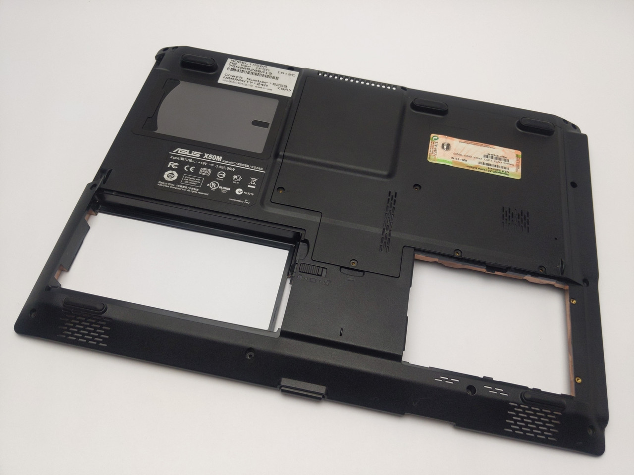 Нижній корпус asus x50m сервісний оригінал з розборки, фото 1