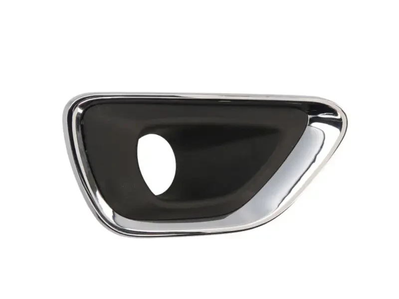 Решетка в бампере правая Jeep Grand Cherokee 2011-2020 хром/черная с отверстием 68143078AB, фото 1