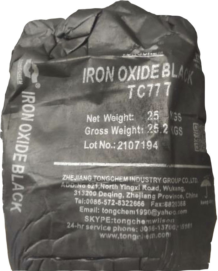 Пигмент экстра-черный железоокисный Tongchem 777 сухой Китай 25 кг - фото 1 - id-p1377671749