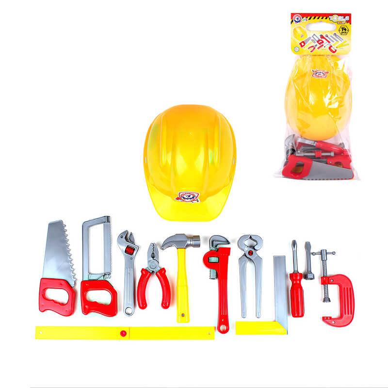 Ігровий набір інструментів для хлопчика "Technok Toys" (12 інструментів, каска) 5873
