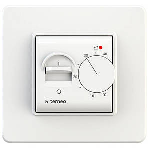 Терморегулятор Terneo MEX Білий - настінний для теплої підлоги